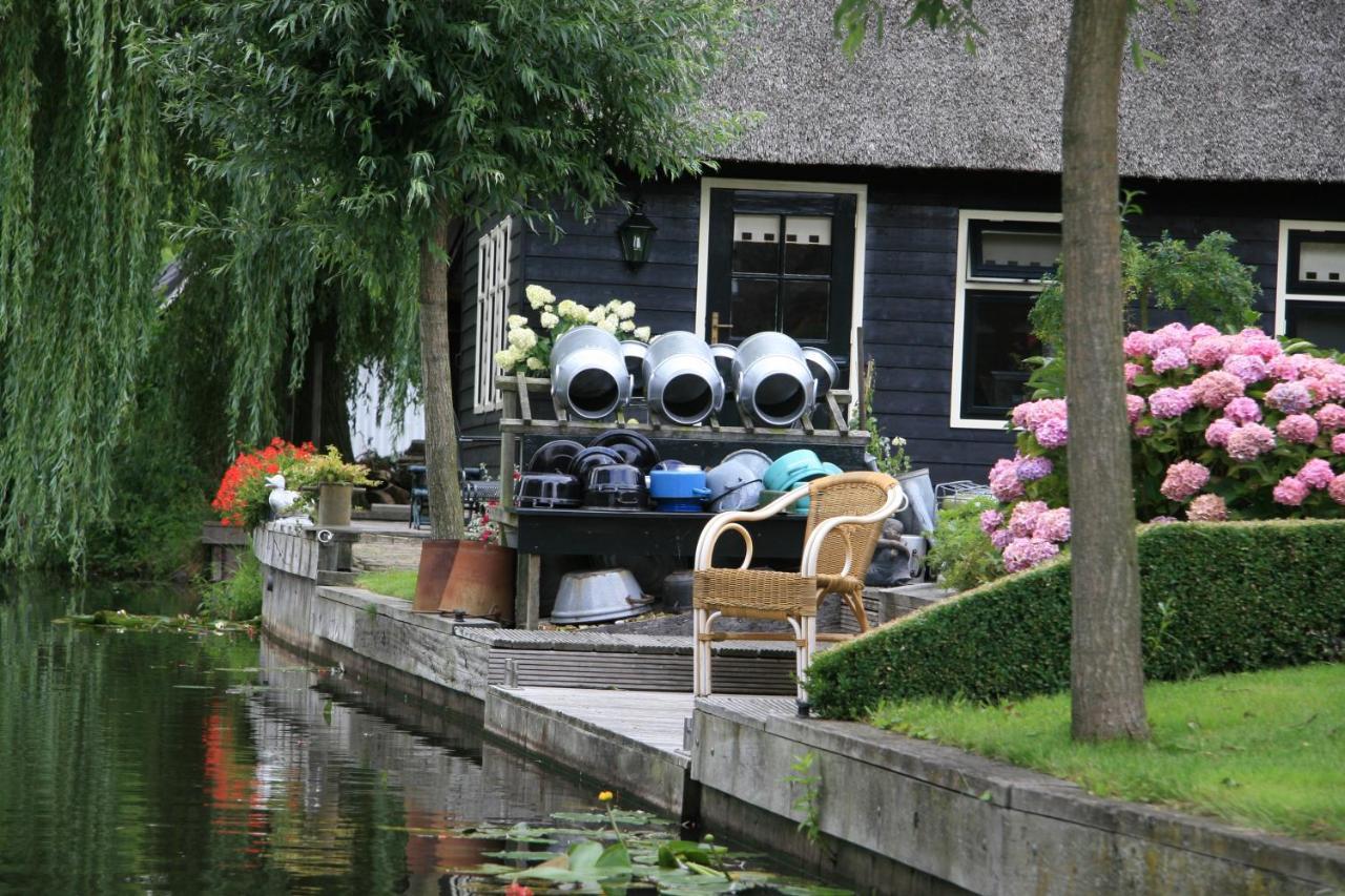 Schiphuis Giethoorn/Wanneperveen Villa Exteriör bild